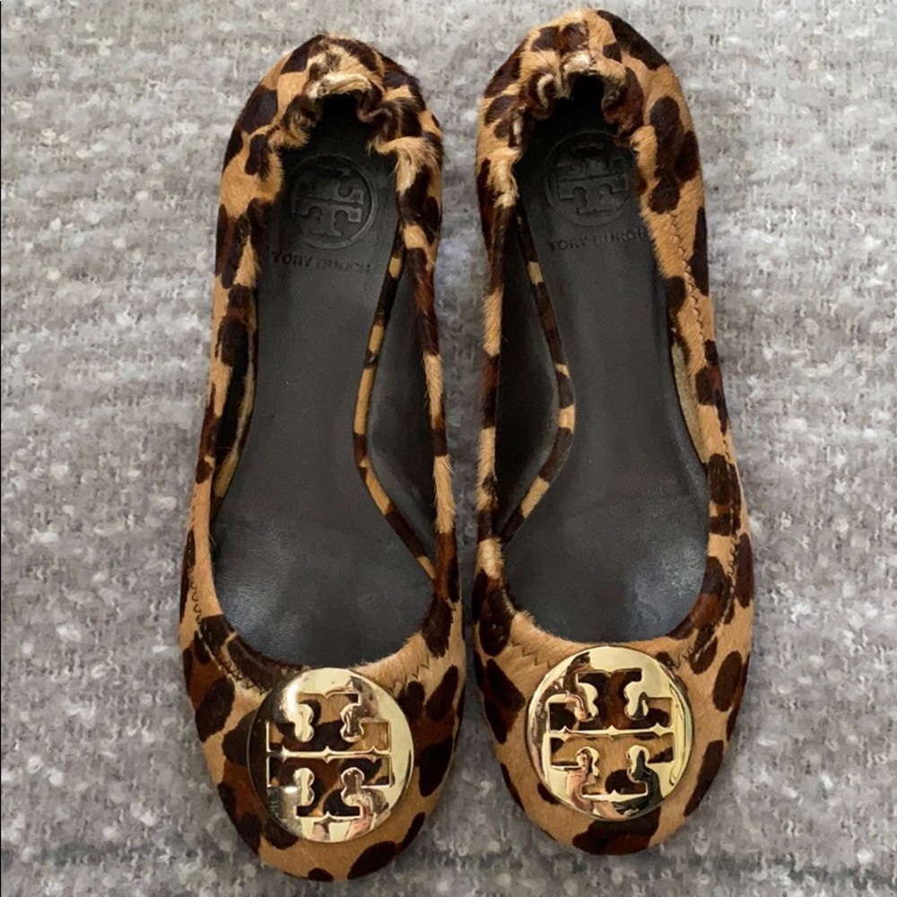 Tory Burch Leopard Print Flats